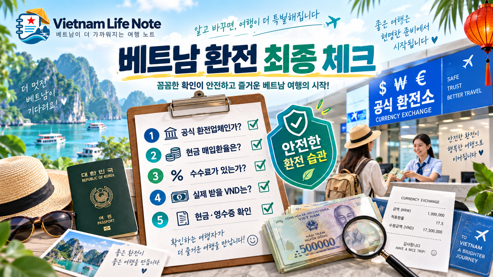 베트남 환전 전 최종 체크리스트