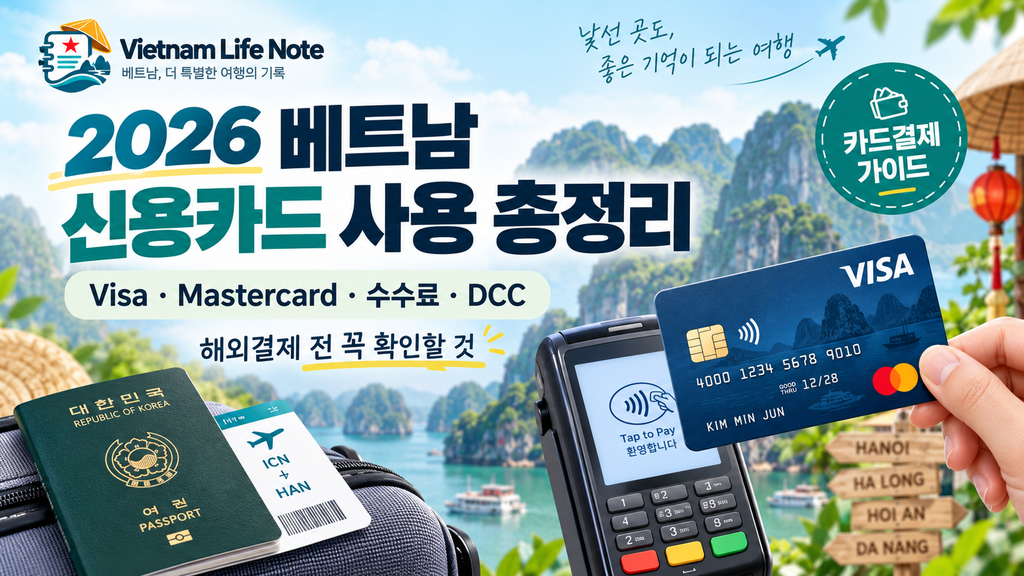 2026 베트남 신용카드 사용법 Visa Mastercard DCC