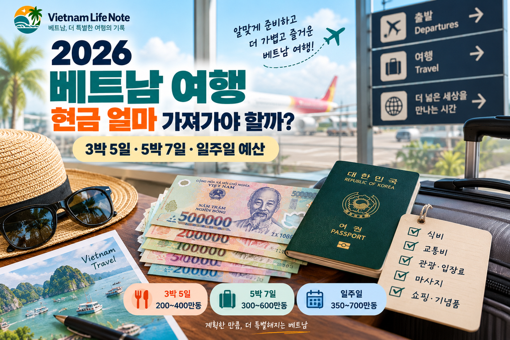 베트남 여행 현금 안전하게 보관하는 방법