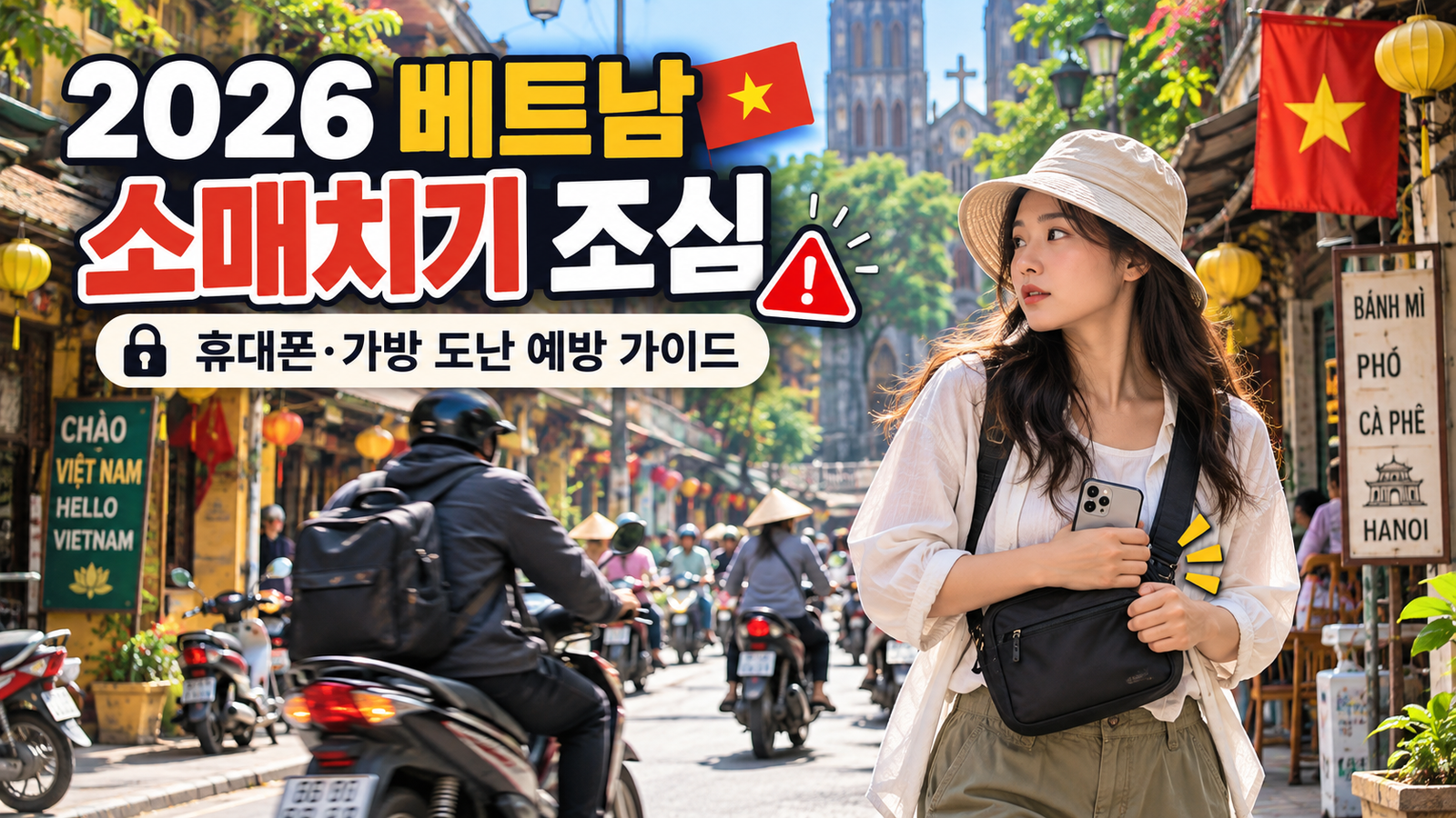 베트남 소매치기 조심